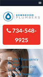 Mobile Screenshot of plumbersdownriver.com